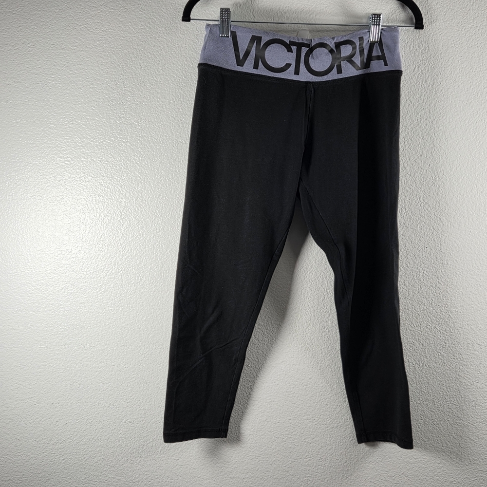 Victoria's Secret Black and Gray Leggings